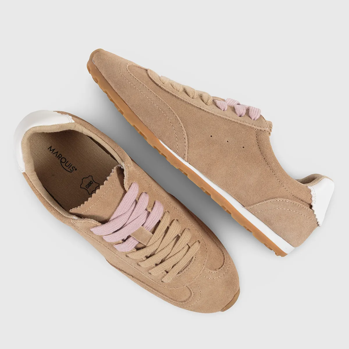 ZAPATILLAS MUJER MARQUIS CASUALES MARCE CUERO - 3