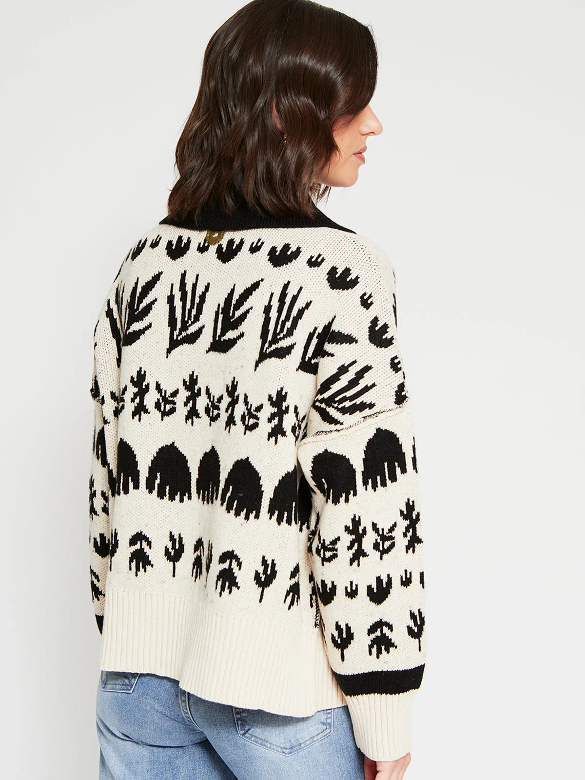 CARDIGAN MUJER TATIENNE ALGODÓN CUELLO CAMISERO - 2