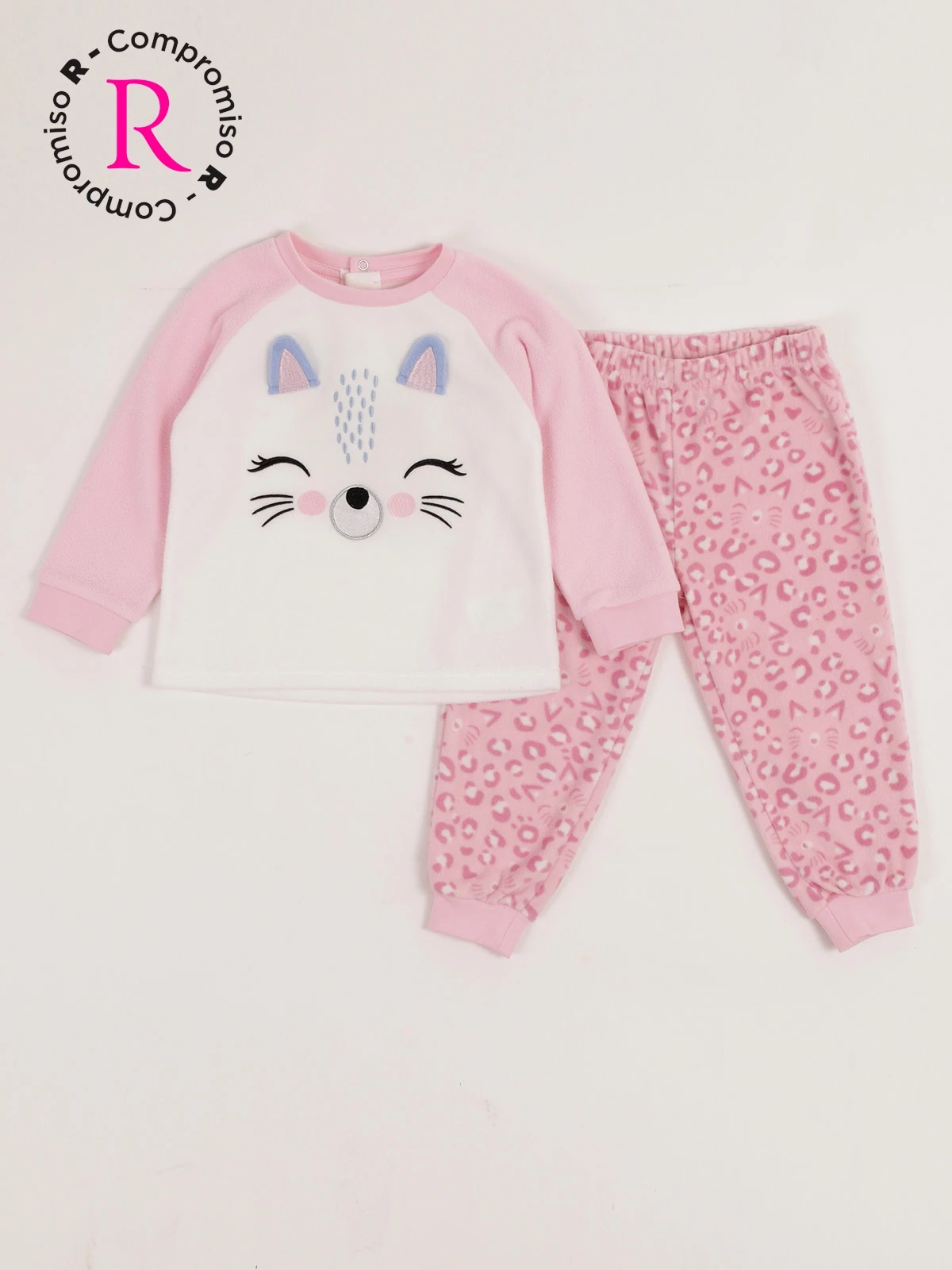 PIJAMA NIÑA BABY HARVEST GATO MICROPOLAR - 1