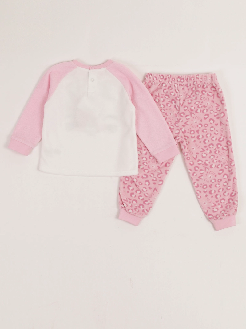 PIJAMA NIÑA BABY HARVEST GATO MICROPOLAR - 2