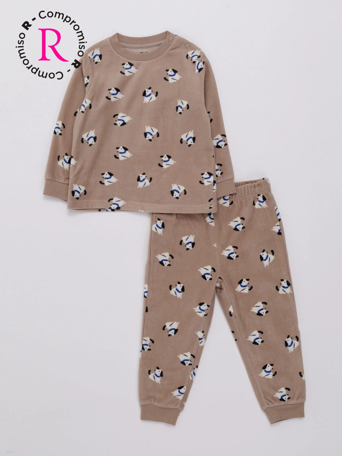 PIJAMA 2 PIEZAS NIÑO BABY HARVEST MICROPOLAR - 1