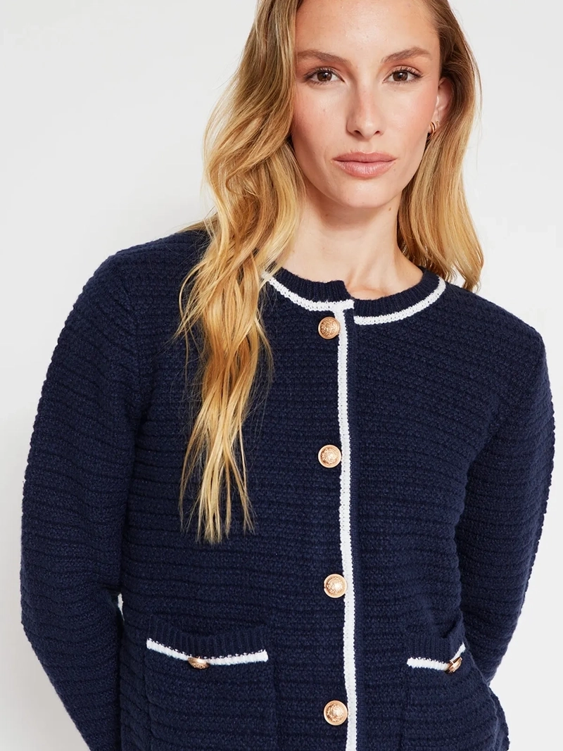 CARDIGAN MUJER REGATTA MANGA LARGA BOTONES - 3