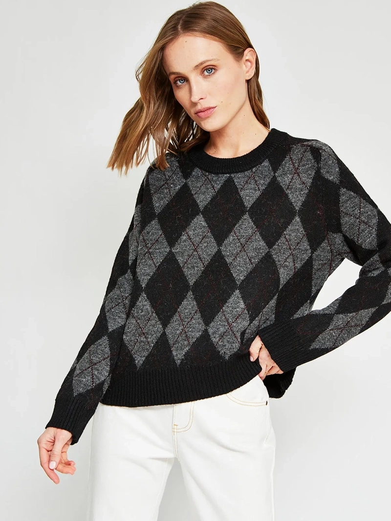 SWEATER MUJER MARQUIS ROMBOS - 2