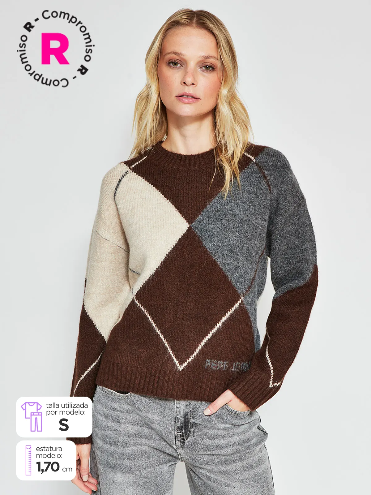 PEPE JEANS SWEATER MUJER PEPE JEANS LANA JACQUARD