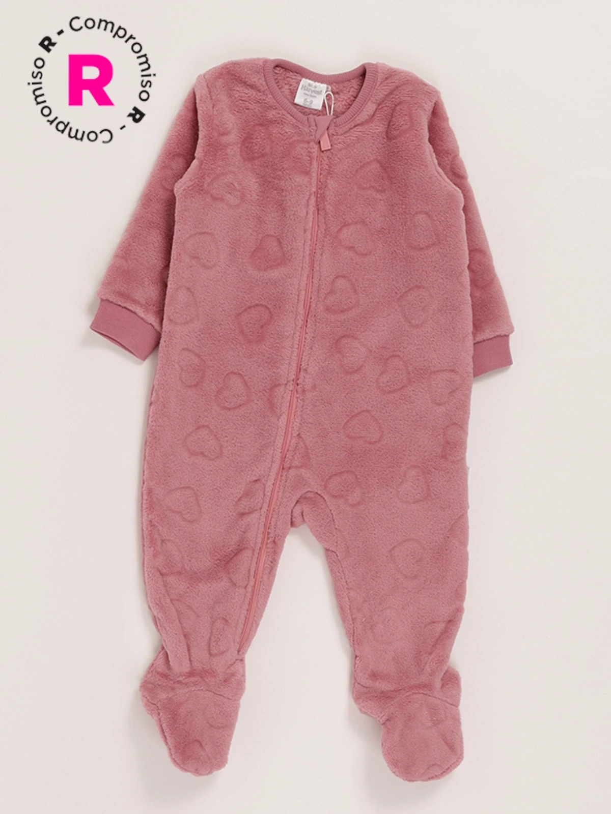 OSITO NIÑA BABY HARVEST CORAZONES Y OSO - 1