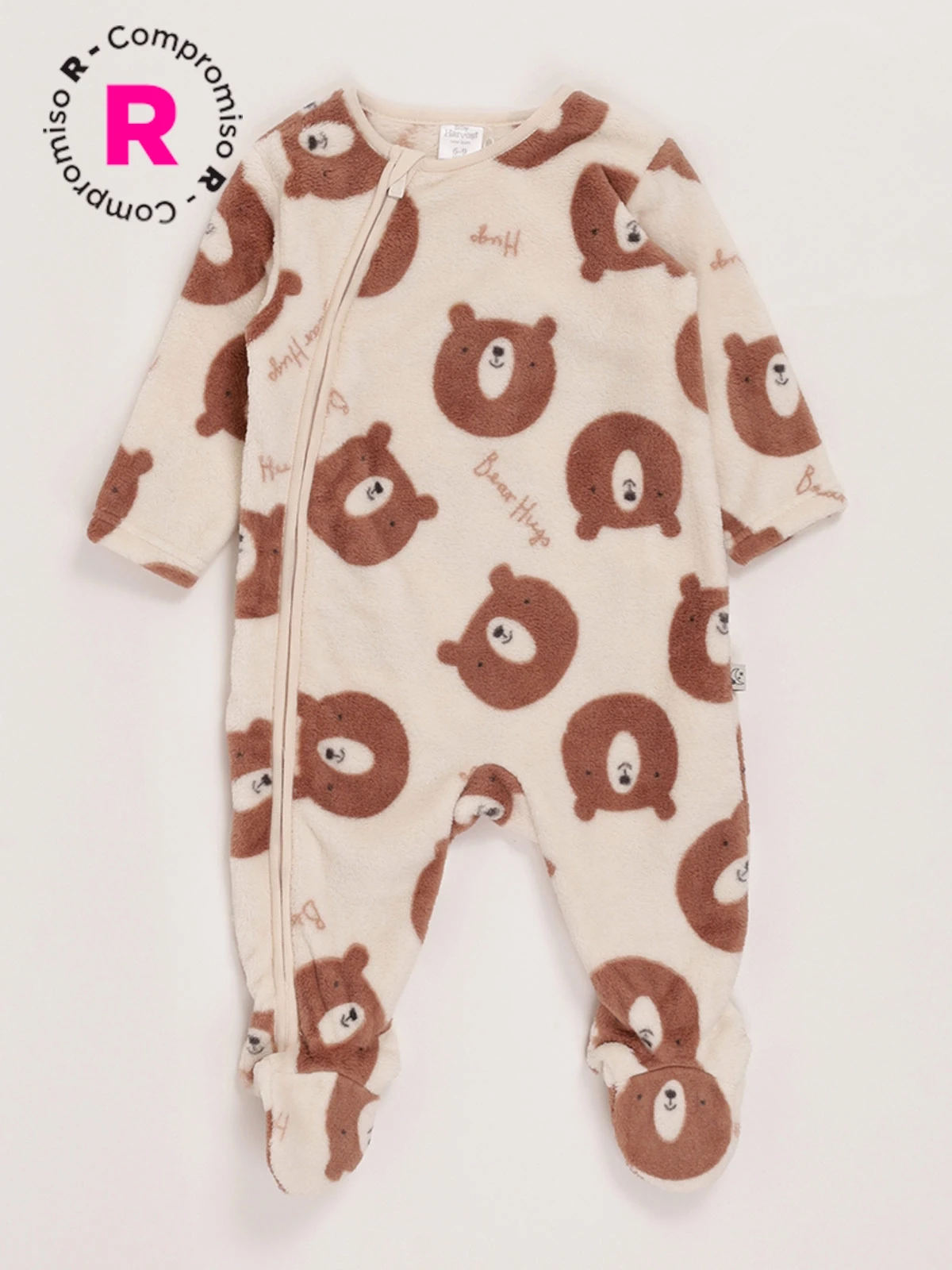 OSITO NIÑA BABY HARVEST CORAZONES Y OSO - 1