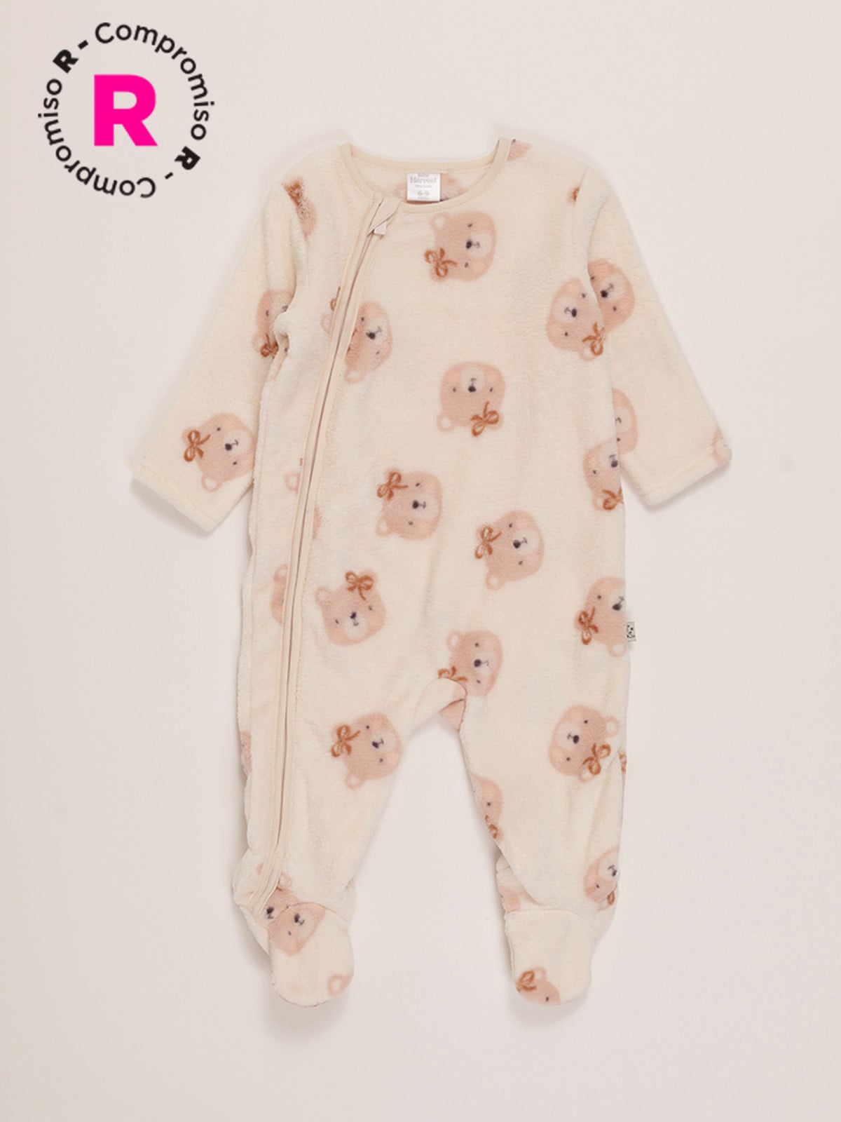 OSITO NIÑA BABY HARVEST PELUDO ESTAMPADO - 1