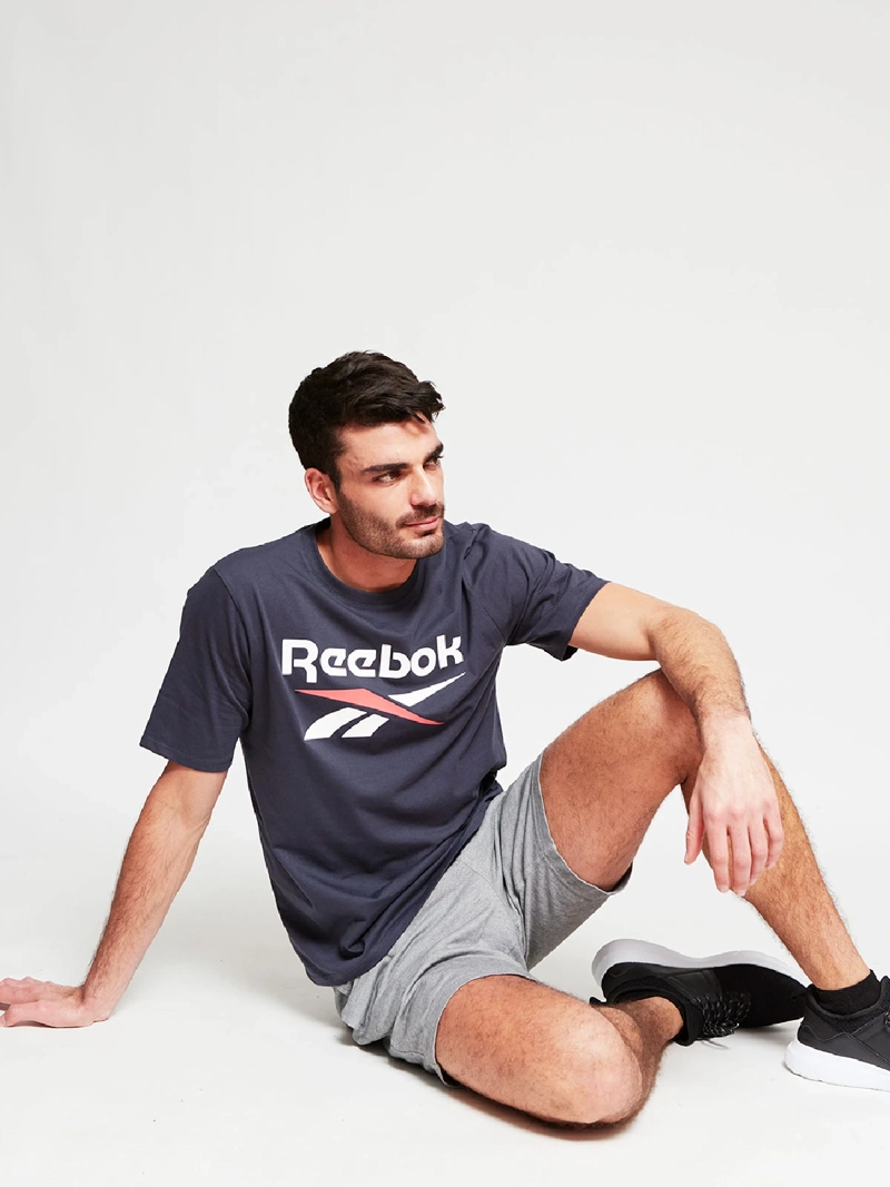 POLERA HOMBRE REEBOK ALGODÓN BIG LOGO - 4
