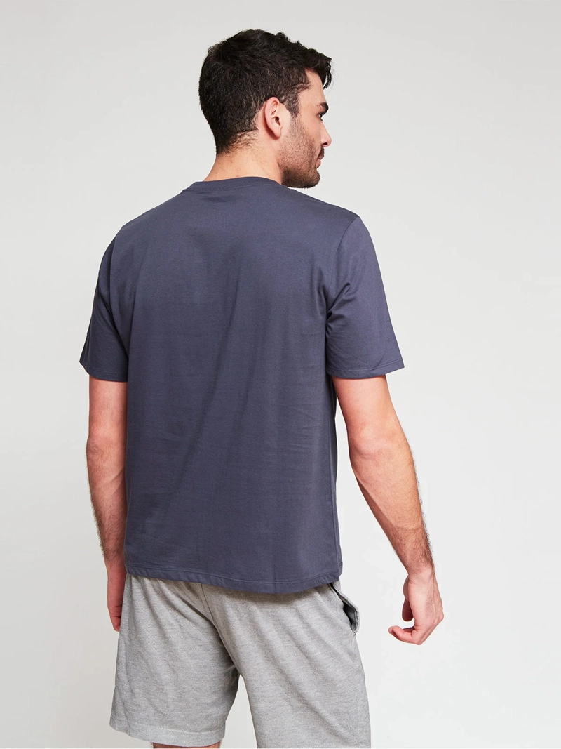 POLERA HOMBRE REEBOK ALGODÓN SMALL LOGO - 2