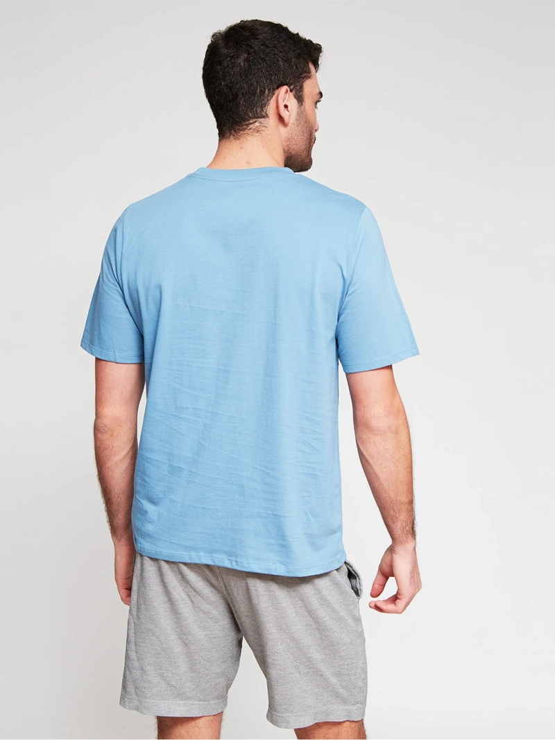 POLERA HOMBRE REEBOK ALGODÓN SMALL LOGO - 2