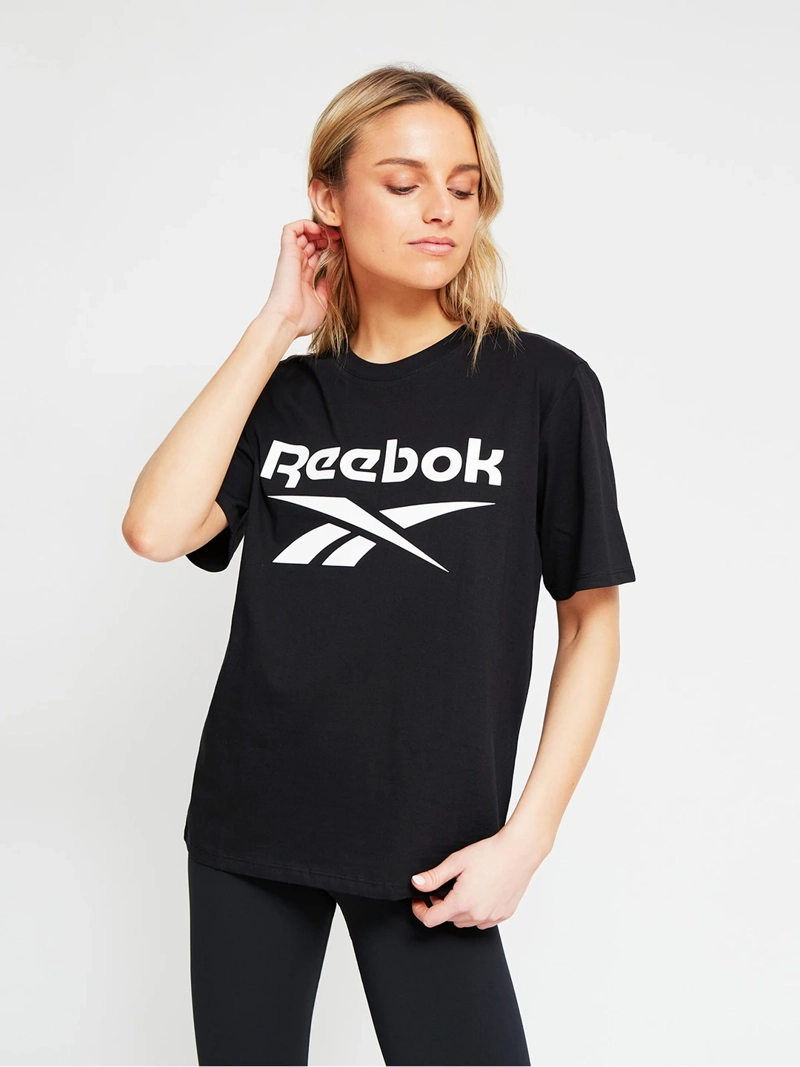 POLERA MUJER REEBOK ALGODÓN BIG LOGO - 1