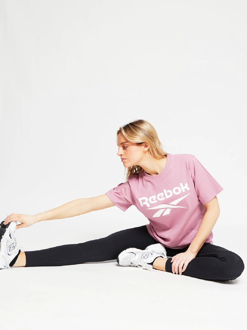 POLERA MUJER REEBOK ALGODÓN BIG LOGO - 4