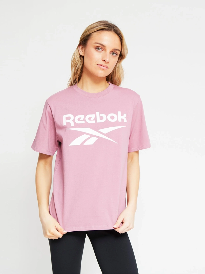 POLERA MUJER REEBOK ALGODÓN BIG LOGO - 1