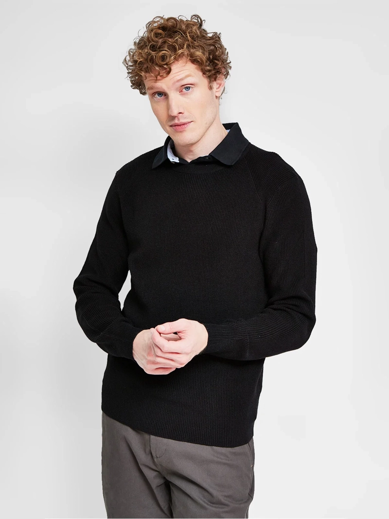 SWEATER HOMBRE KENNETH STEVENS CUELLO REDONDO - 1