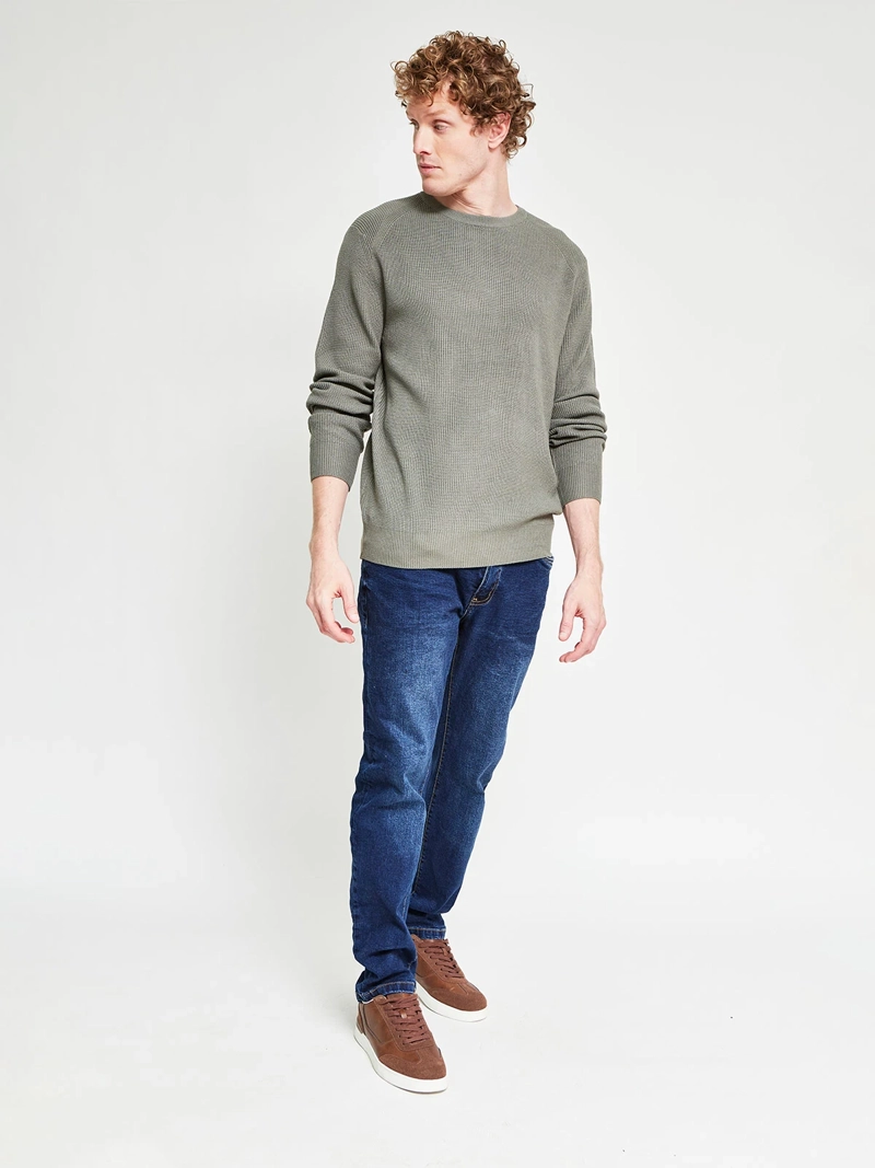 SWEATER HOMBRE KENNETH STEVENS CUELLO REDONDO - 4