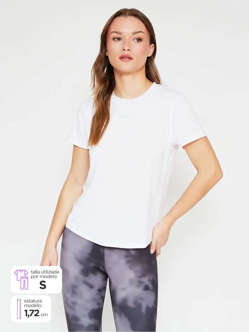 REEBOK POLERA MUJER REEBOOK MANGA CORTA ID TRAIN