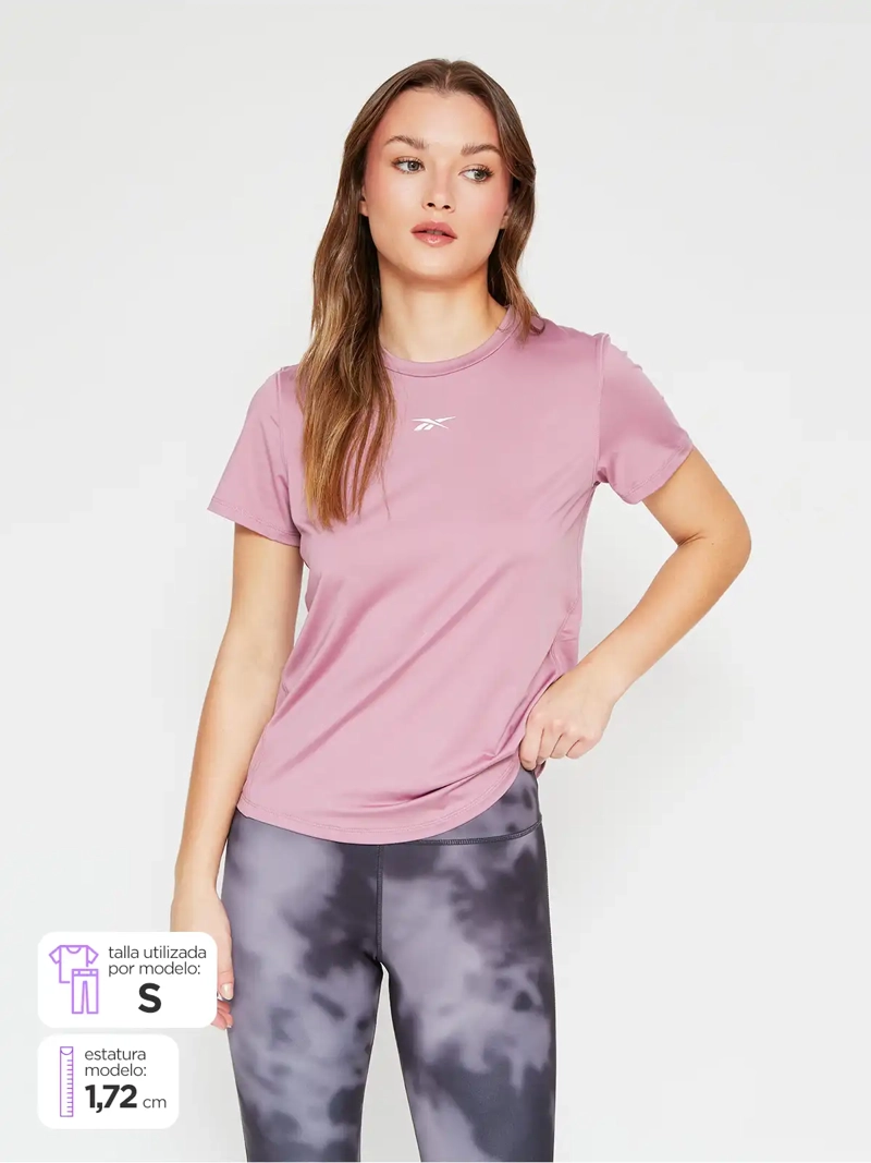 REEBOK POLERA MUJER REEBOOK MANGA CORTA ID TRAIN