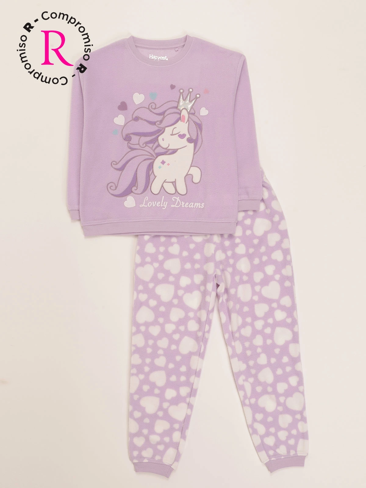 PIJAMA NIÑA HARVEST MICROPOLAR