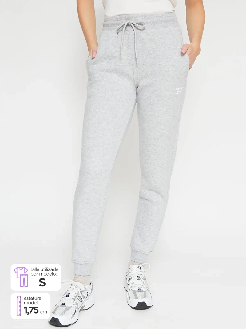 PANTALÓN MUJER REEBOK ALGODÓN SMALL LOGO - 1
