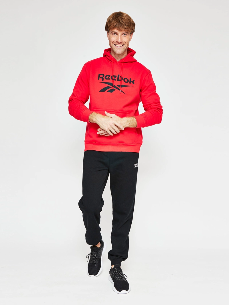 POLERON HOMBRE REEBOK ALGODÓN BIG LOGO - 4