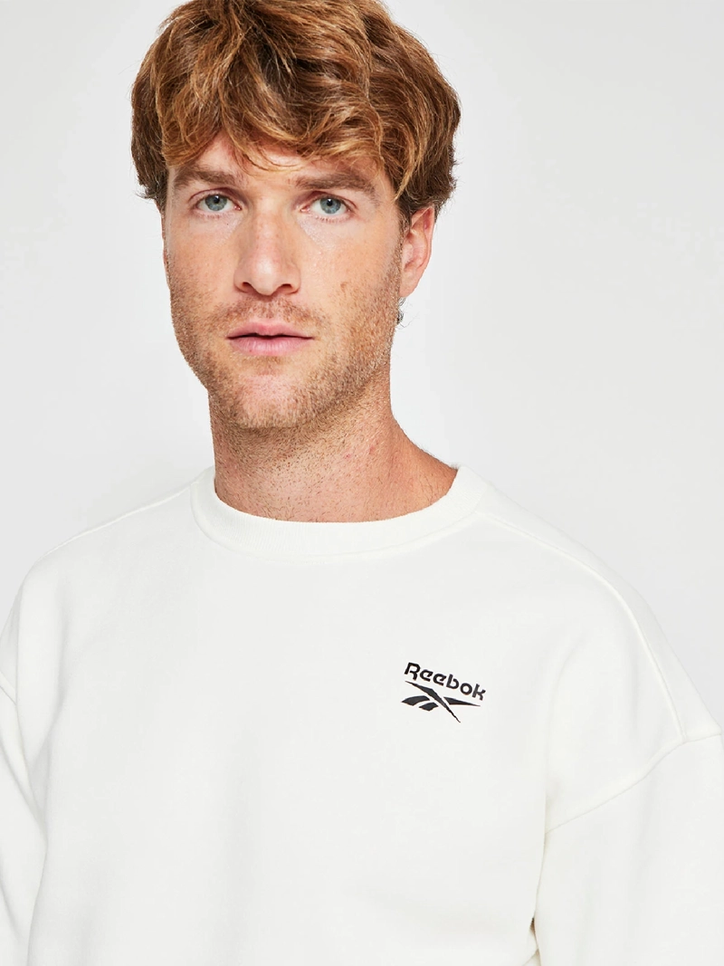 POLERON HOMBRE REEBOK ALGODÓN SMALL LOGO - 3