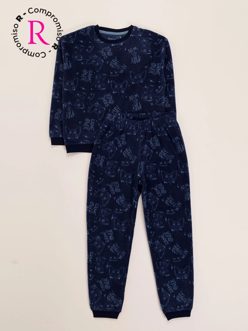 PIJAMA NIÑO HARVEST MICROPOLAR - 1
