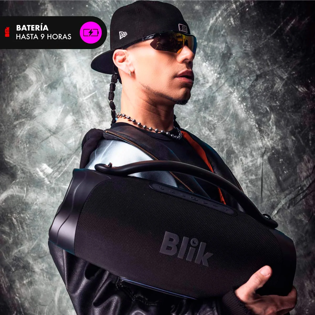PARLANTE BLUETOOTH PORTÁTIL BLIK POWERBOOST 180W 9 HRS - 6