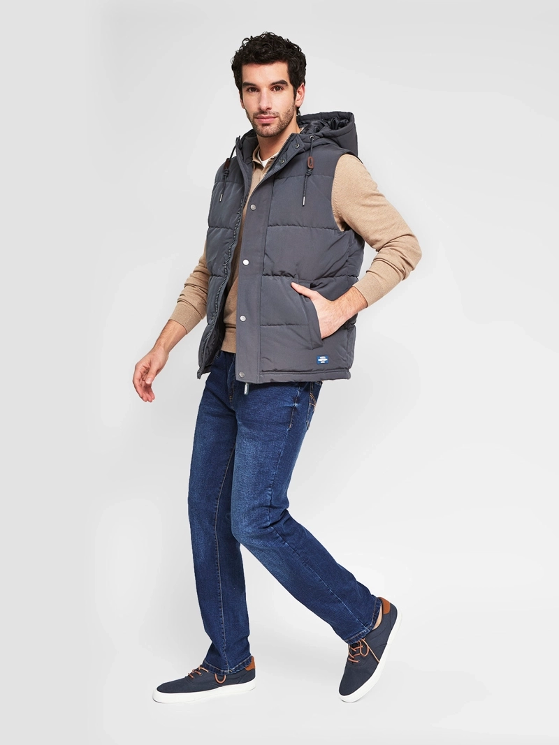 PARKA HOMBRE ROBERT LEWIS SIN MANGAS GORRO - 4