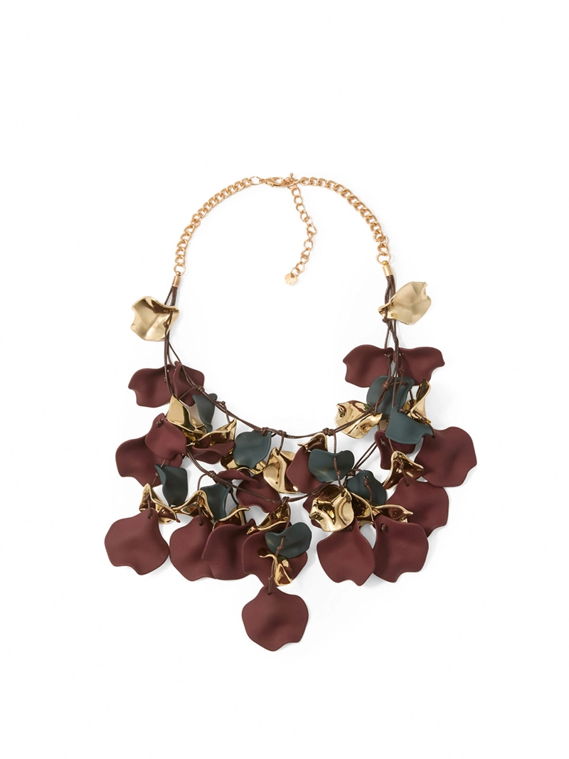 COLLAR MUJER SFERA CHOKER PÉTALOS - 1