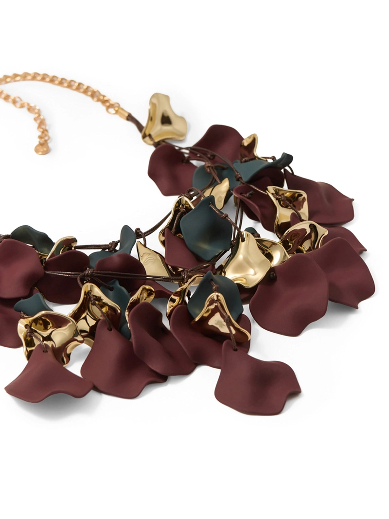 COLLAR MUJER SFERA CHOKER PÉTALOS - 2