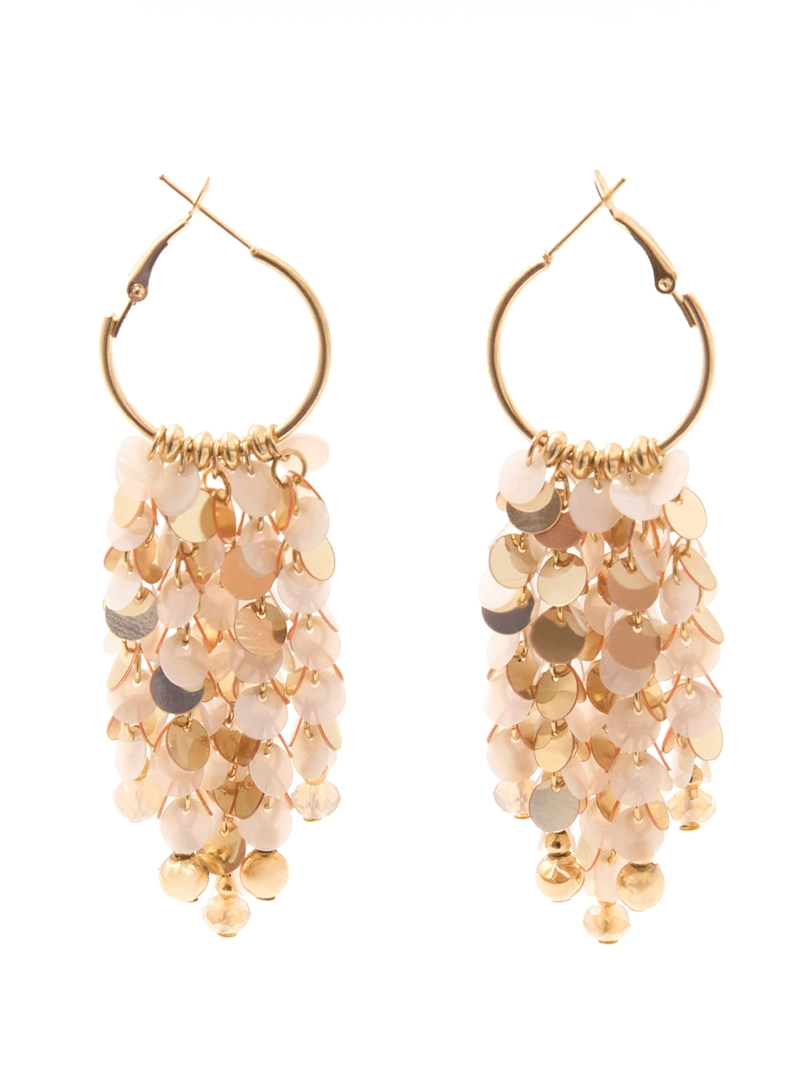 AROS MUJER SFERA CASCADA LENTEJUELAS - 1