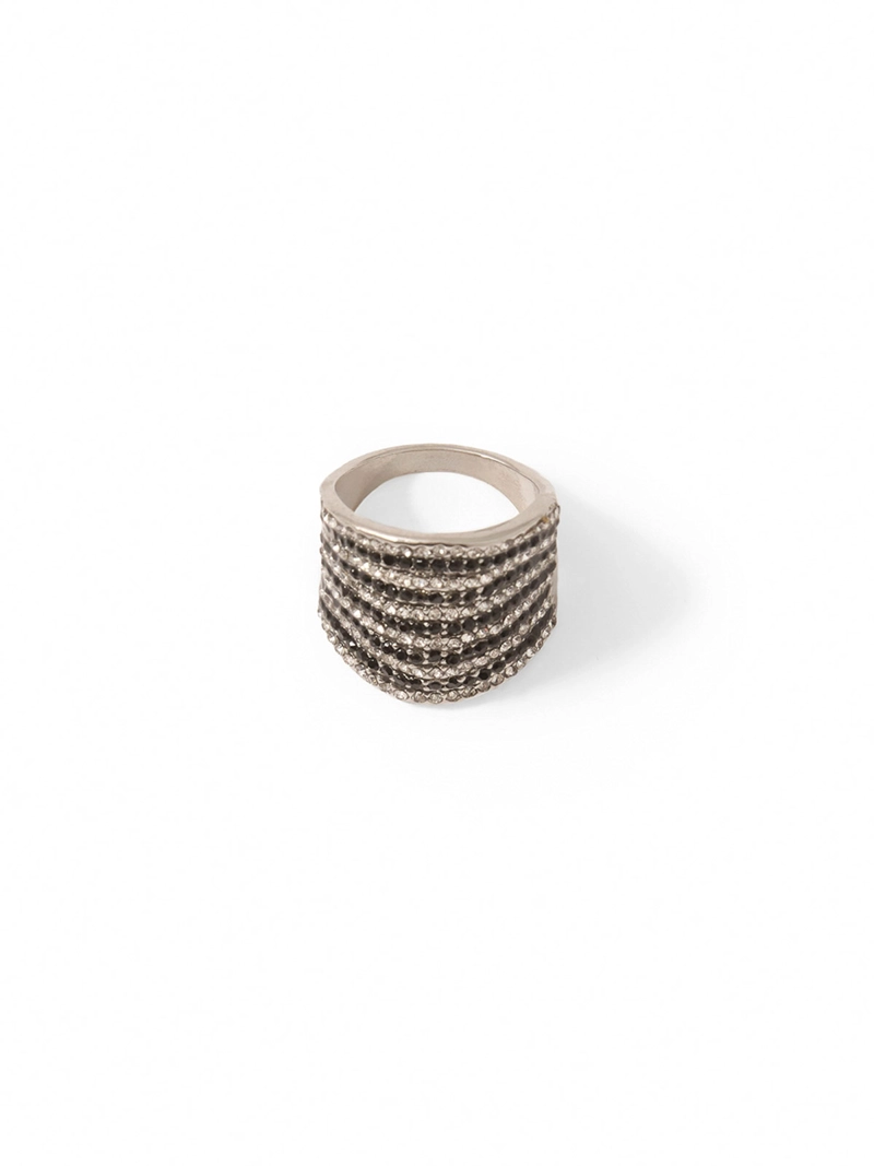 ANILLO MUJER SFERA MULTIFILAS BRILLOS