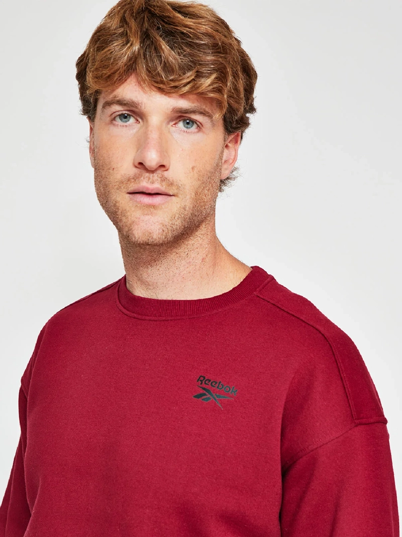 POLERON HOMBRE REEBOK ALGODÓN SMALL LOGO - 3