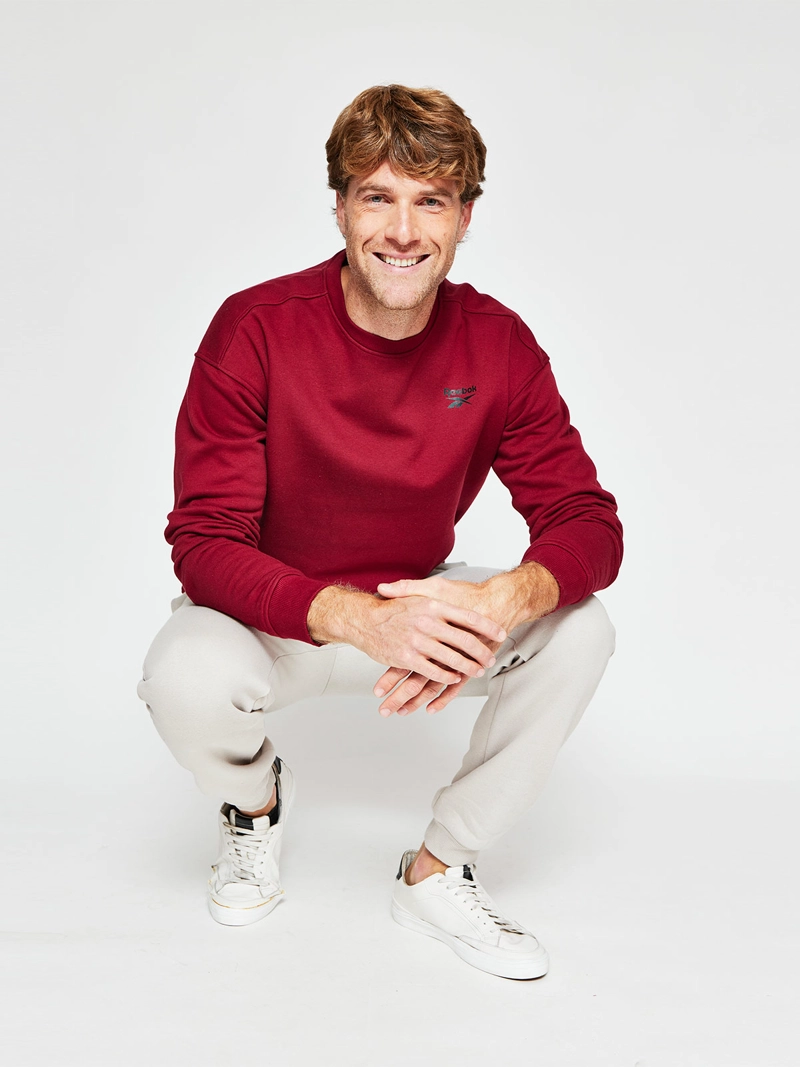POLERON HOMBRE REEBOK ALGODÓN SMALL LOGO - 4