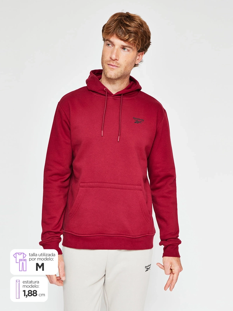 POLERON HOMBRE REEBOK ALGODÓN SMALL LOGO