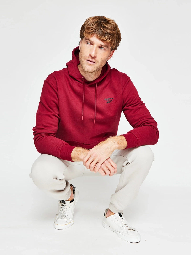 POLERON HOMBRE REEBOK ALGODÓN SMALL LOGO - 4