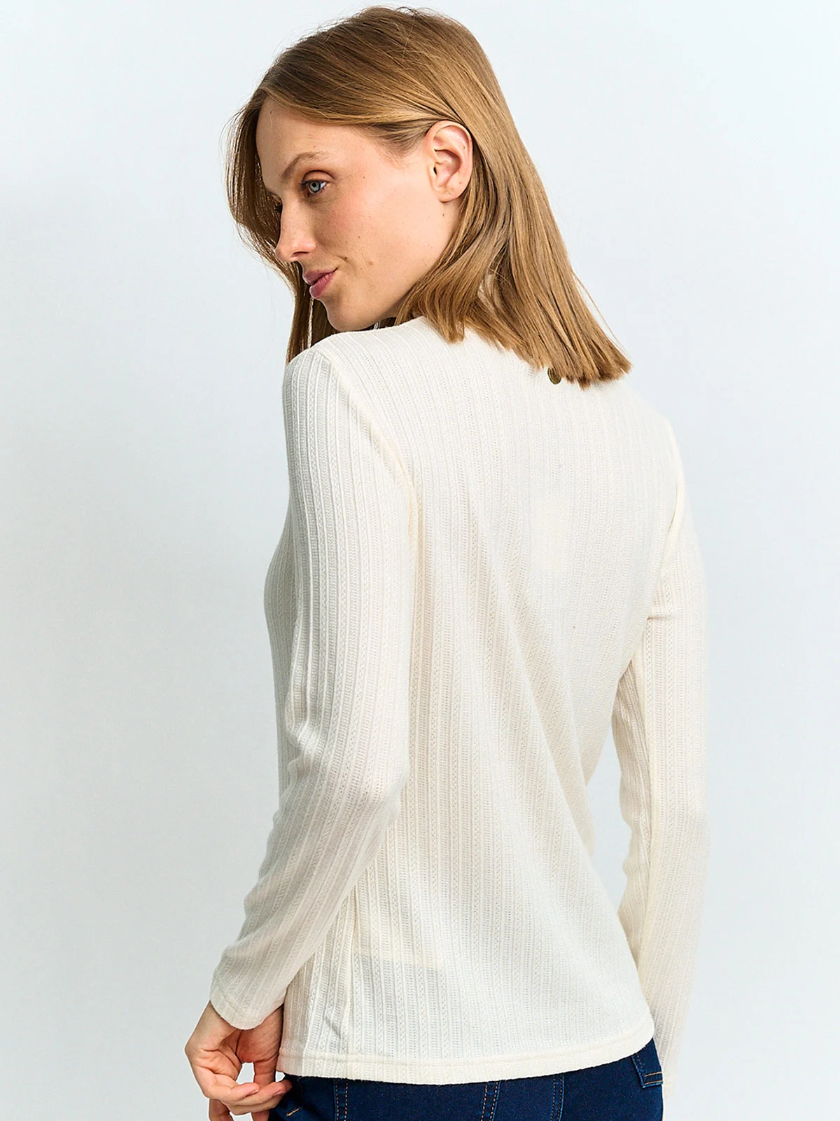 POLERA MUJER REGATTA CUELLO MOCK MANGA LARGA - 2