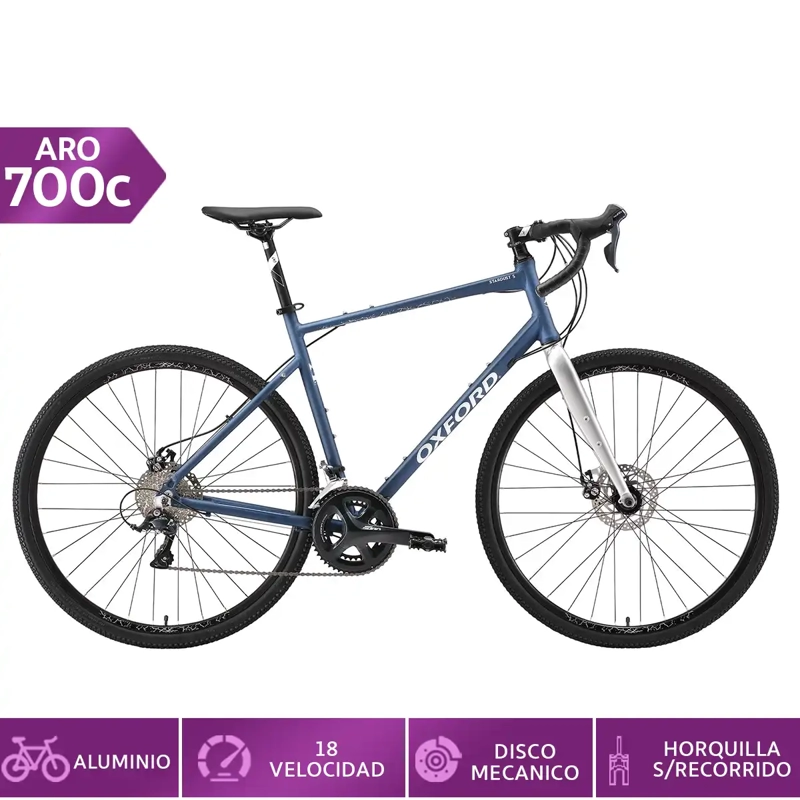 BICICLETA RUTA OXFORD STARDUST 5 18V S/M ARO 700C - 1