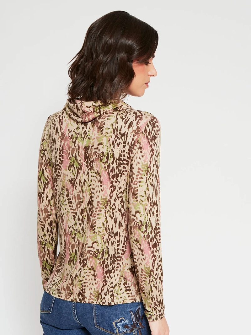 POLERA MUJER TATIENNE BEATLE MANGA LARGA ESTAMPADA - 2
