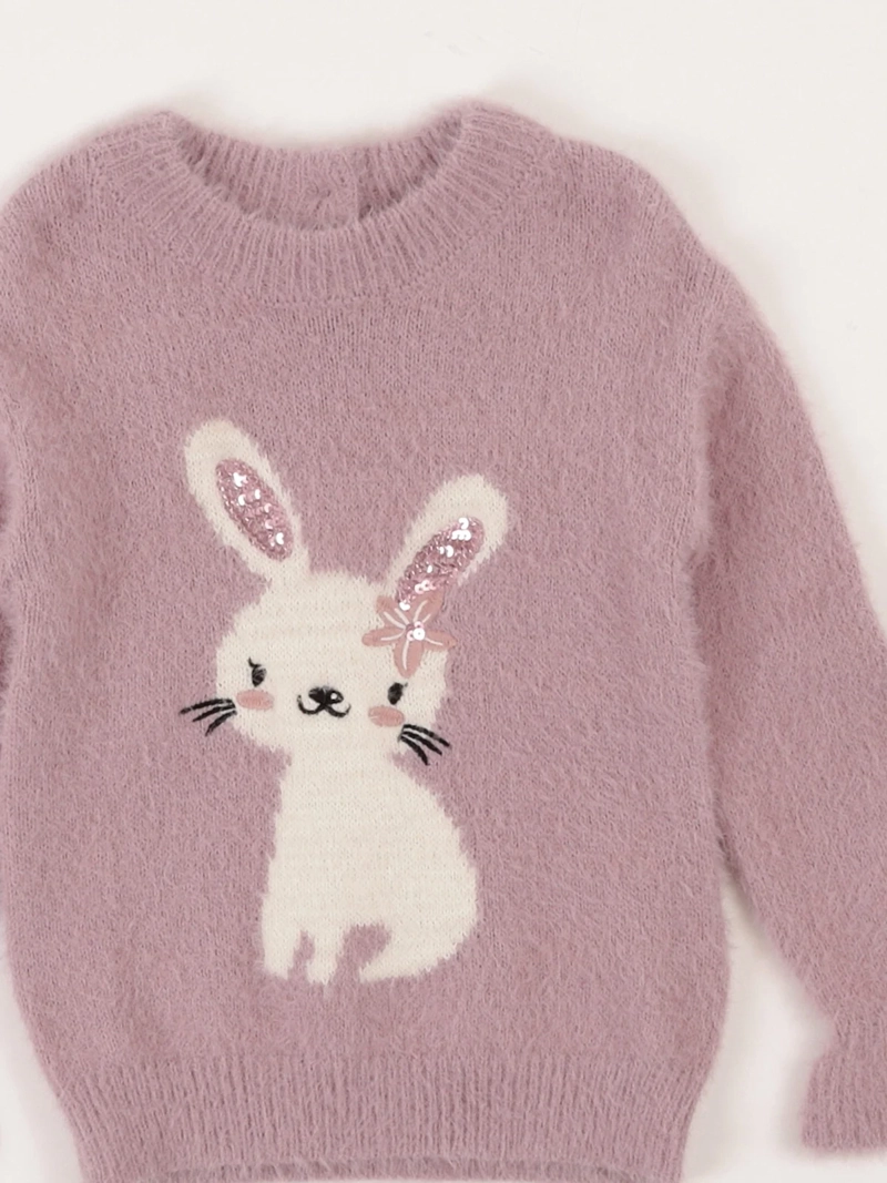 SWEATER NIÑA BABY HARVEST EFECTO PELO - 3