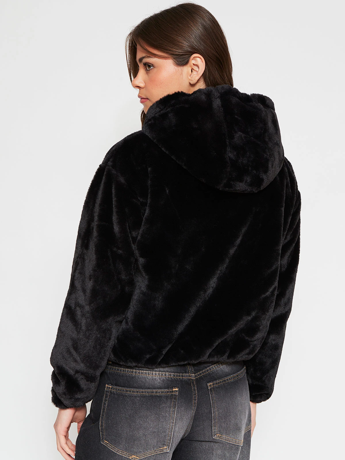 CHAQUETA MUJER INDEX PELUDA CAPUCHA - 2