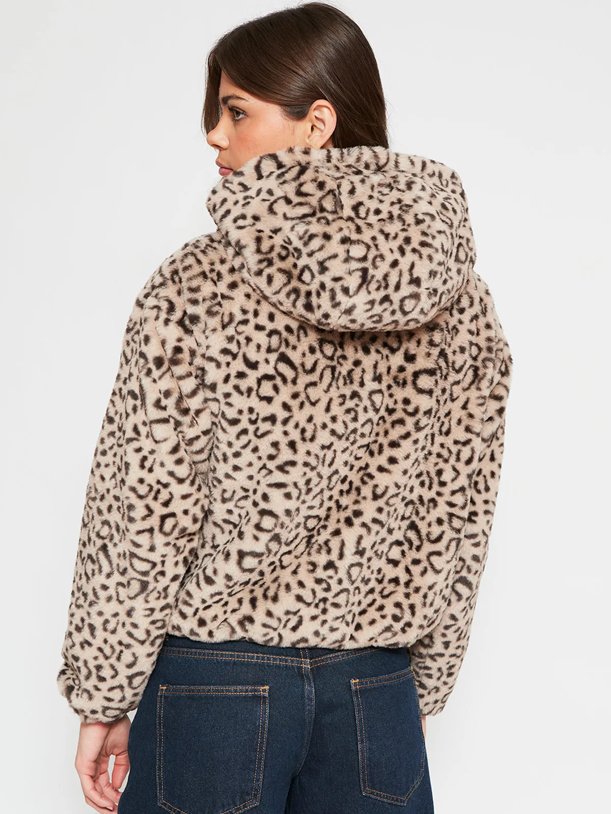 CHAQUETA MUJER INDEX PELUDA CAPUCHA - 2