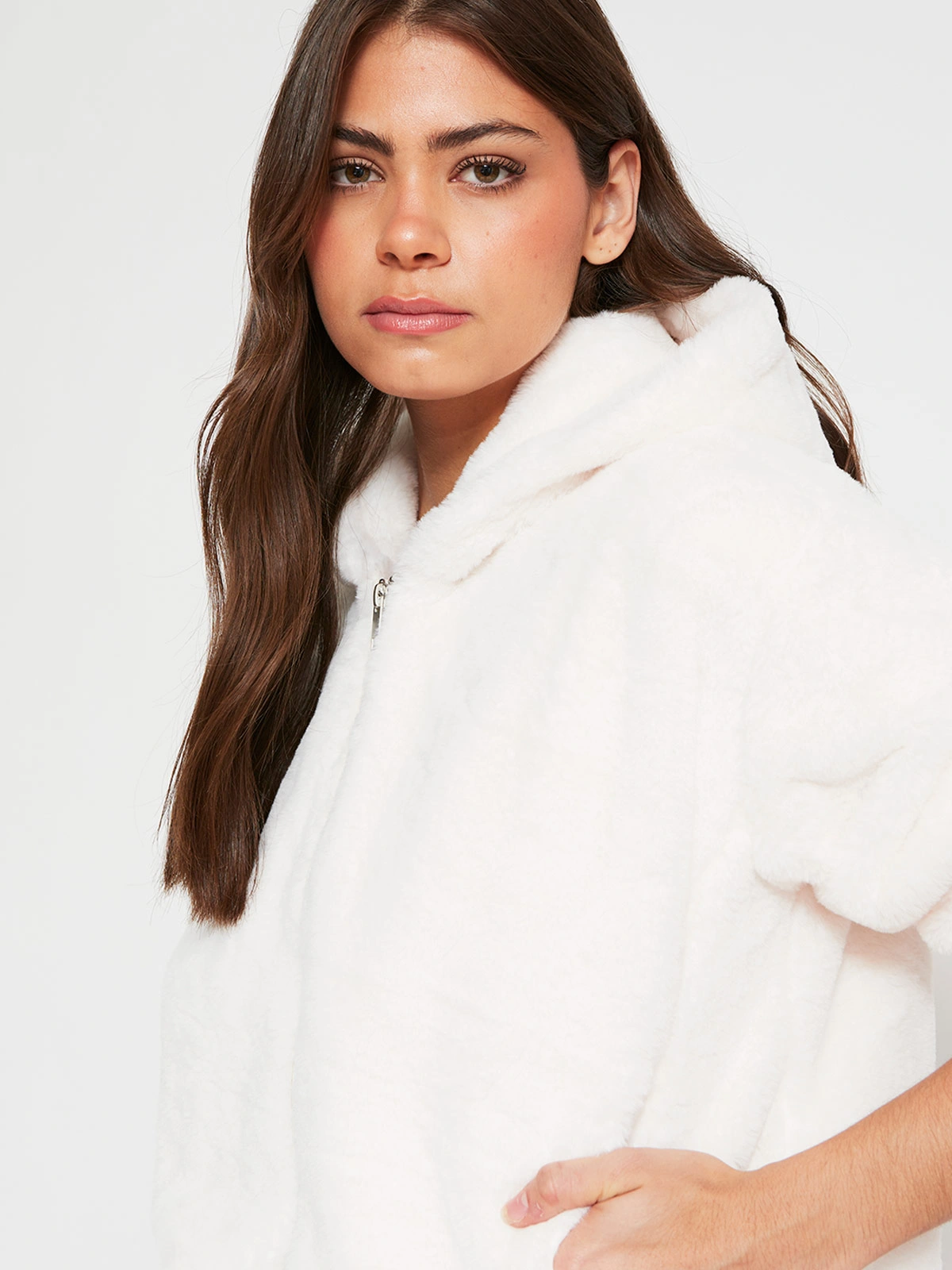 CHAQUETA MUJER INDEX PELUDA CAPUCHA - 3