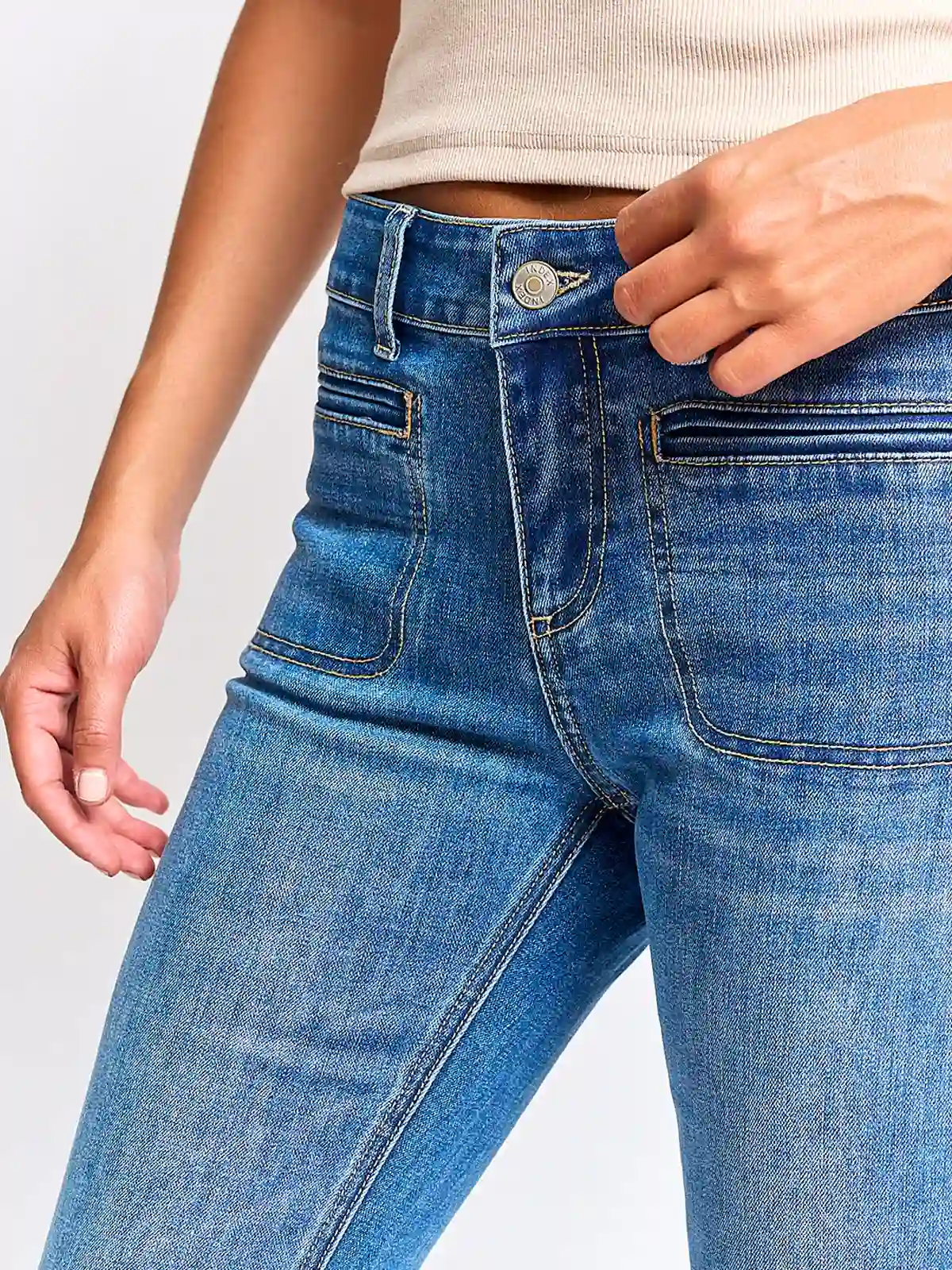 JEANS MUJER INDEX ALGODÓN FLARE - 4