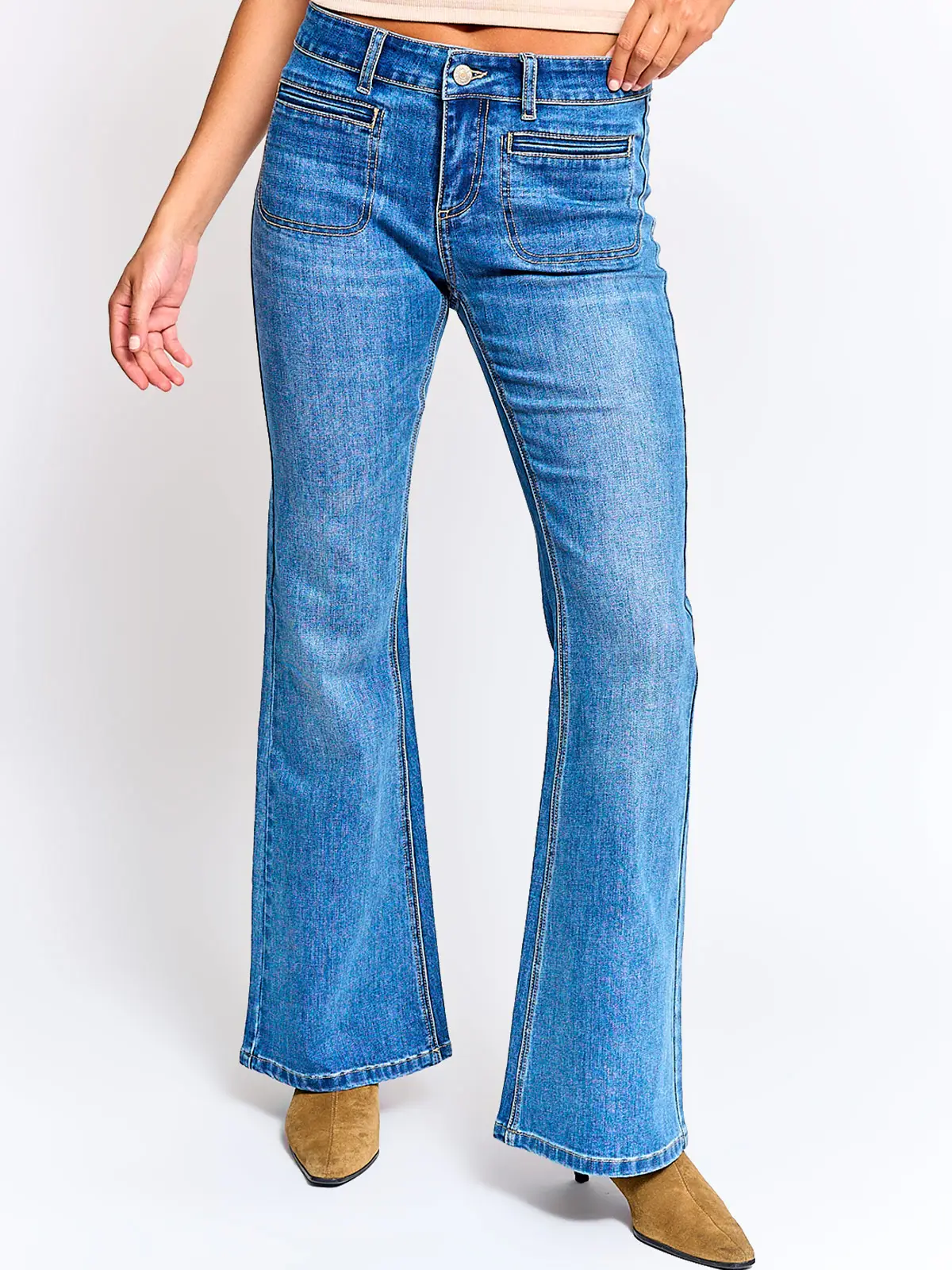 JEANS MUJER INDEX ALGODÓN FLARE - 2