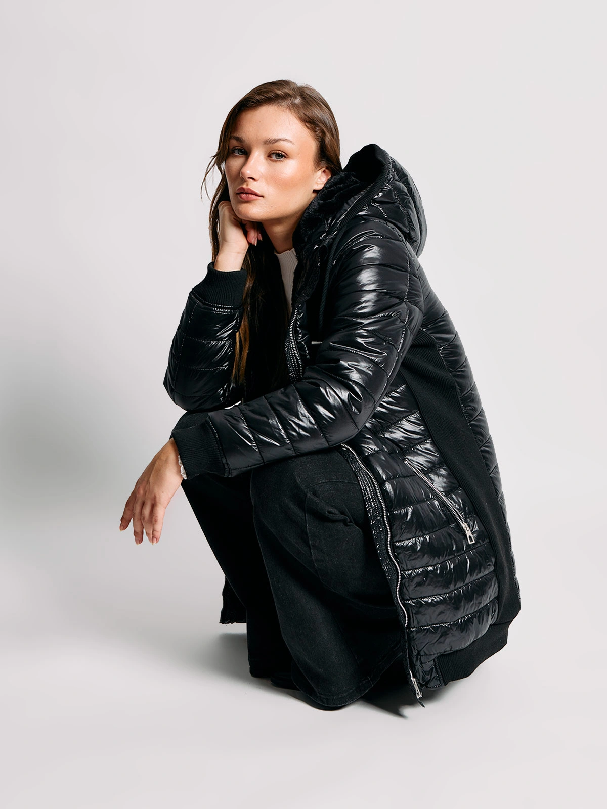 PARKA MUJER INDEX LARGA PELOS - 4