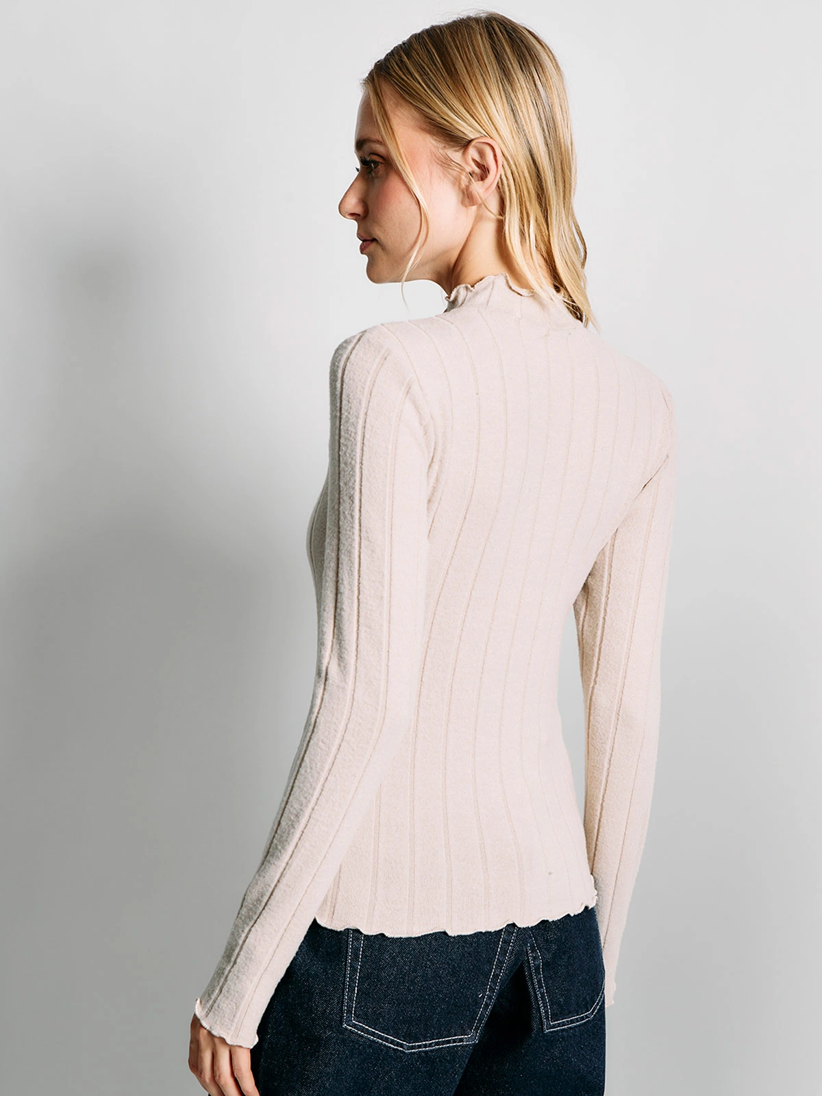 POLERA MUJER INDEX MANGA LARGA CUELLO RULE - 2