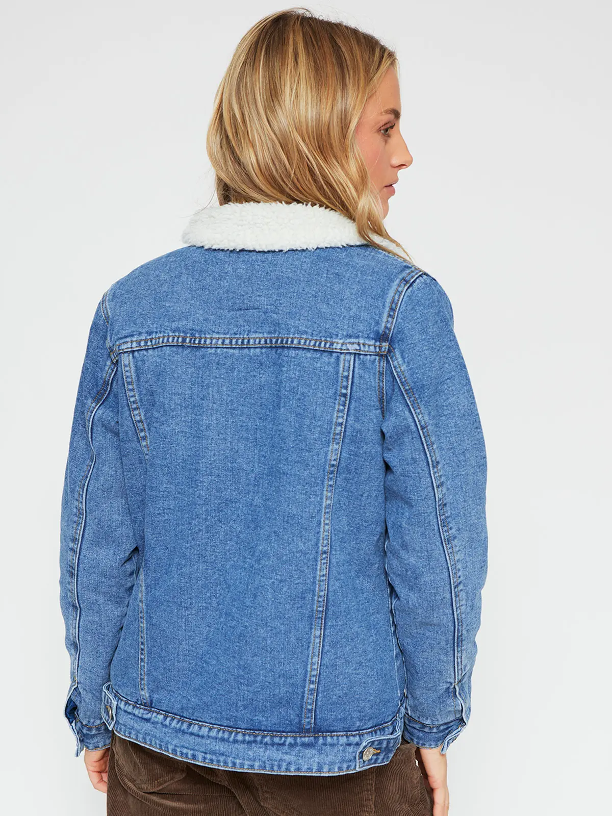 CHAQUETA MUJER INDEX ALGODÓN CORTO DENIM CHIPORRO - 2