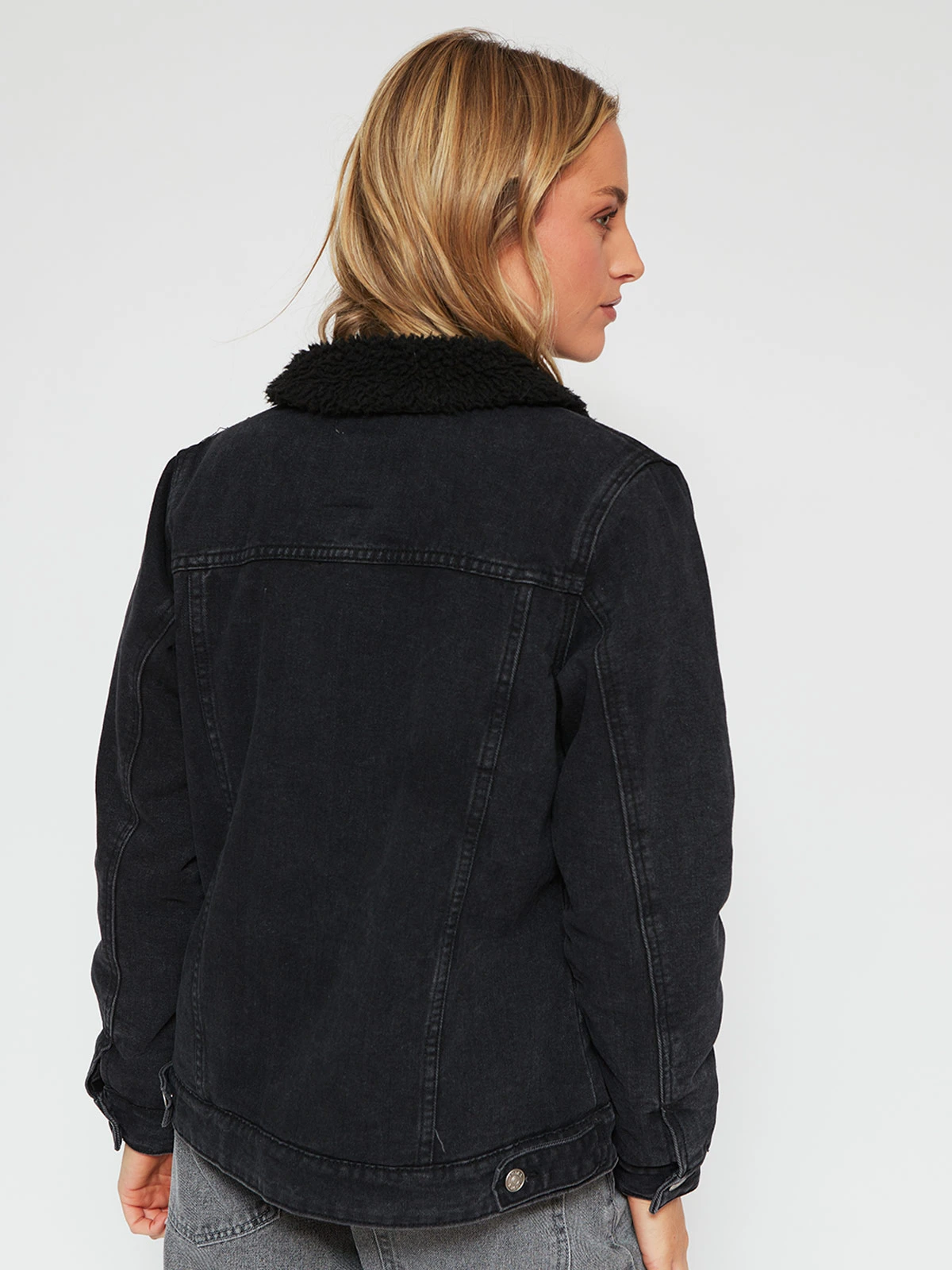 CHAQUETA MUJER INDEX ALGODÓN CORTO DENIM CHIPORRO - 2