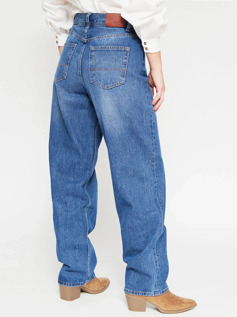 JEANS MUJER PEPE JEANS ALGODÓN BARREL - 3